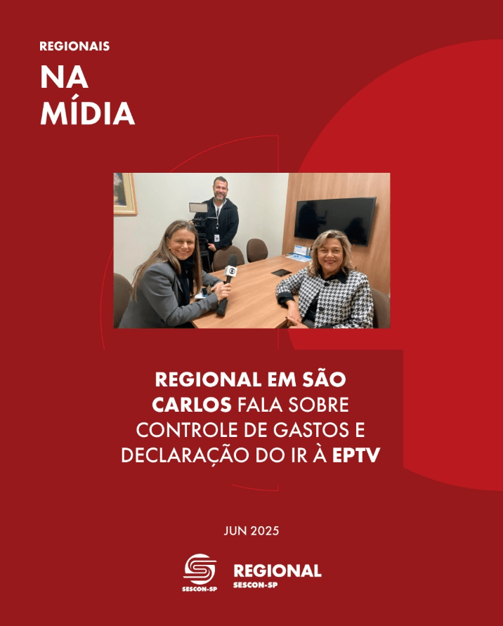 Regional em São Carlos Fala Sobre Controle de Gastos e Declaração  do IR à <b>EPTV</b>