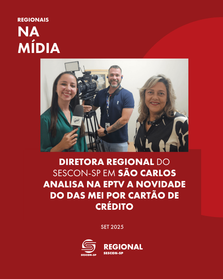 Diretora Regional do Sescon-SP em São Carlos Analisa na <b>EPTV</b> a Novidade do DAS-MEI por Cartão de Crédito