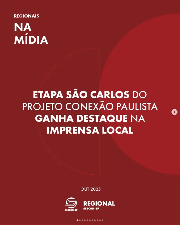 Etapa São Carlos do Projeto Conexão Paulista Ganha Destaque na <b>Imprensa Local</b>