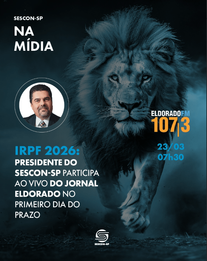 IRPF 2026: Presidente do Sescon-SP Participa ao Vivo do <b>Jornal Eldorado</b> no Primeiro Dia do Prazo