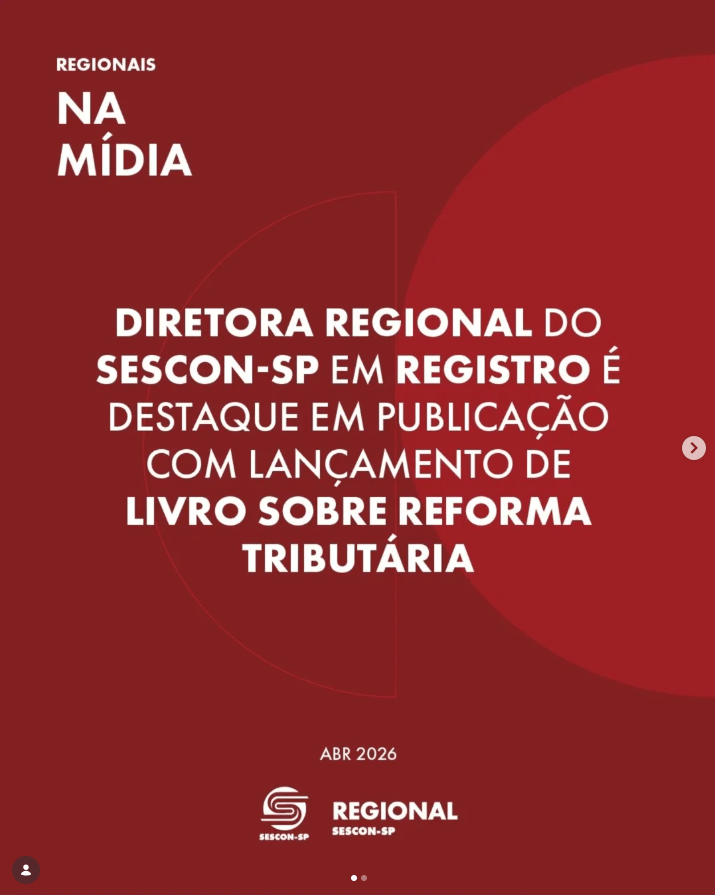 Diretora Regional do Sescon-SP em Registro é Destaque em Publicação com Lançamento de Livro Sobre <b>Reforma Tributária</b>