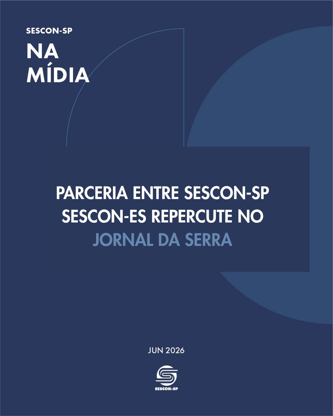 Parceria entre Sescon-SP e Sescon-ES repercute no <b>Jornal da Serra</b>